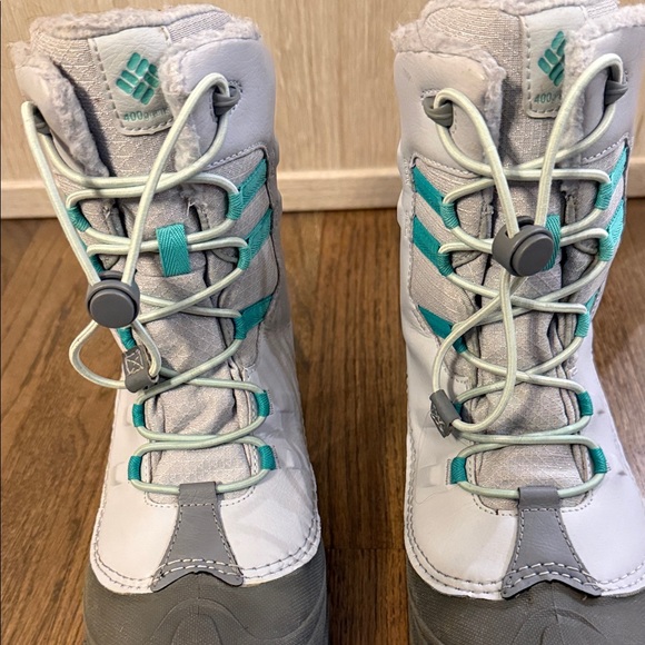 Columbia Women’s Gray and Teal Snow Boots - Picture 4 of 12